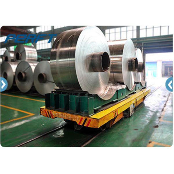 Coil Rail Transfer Car / Electric Transfer Cart 24 - 72 Battery Voltage