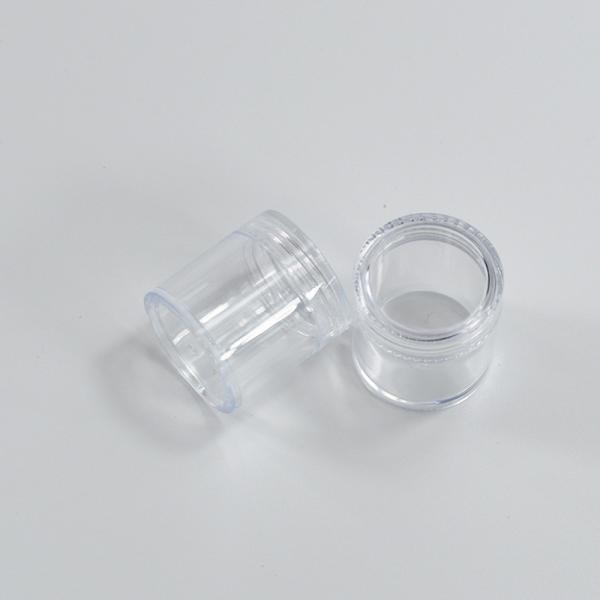 10ml Plastic PS Facial Cream Container Mini Sample Jar for Essential Oil Capacity 10ml