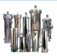 Casque de filtre à sacs en acier inoxydable fiable pour une capacité de filtration de 3000 L/heure
