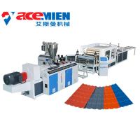 Double tuile de toit en plastique de la vis 300kg/H 3mm faisant la machine