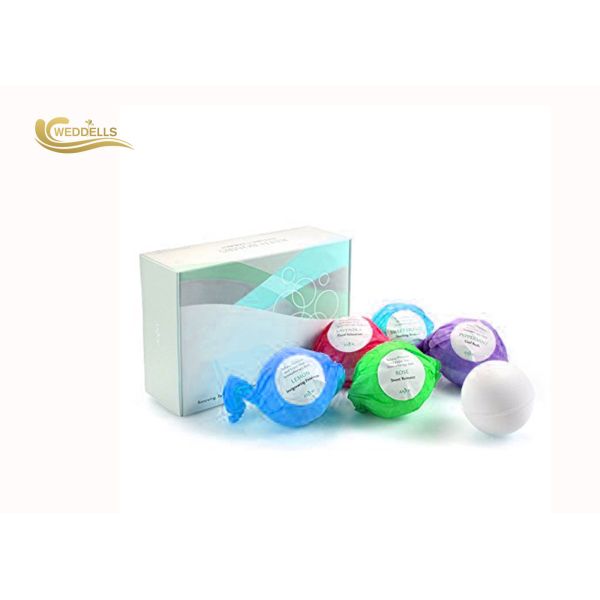 Natural Organic Bath Bombs , Christmas Bath Bomb Set With Shea Butter Coconut Oil