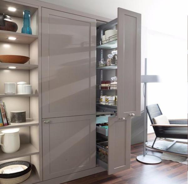 American style Shaker kitchen cabinet，white color kitchen cupboard，kitchen from China