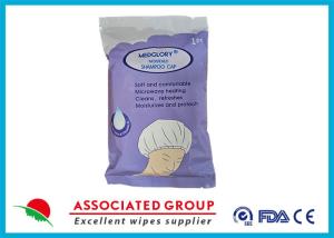 OEM Shampoo sem enxaguante Cap Shampoo seco 1 PC/pacote de uso único