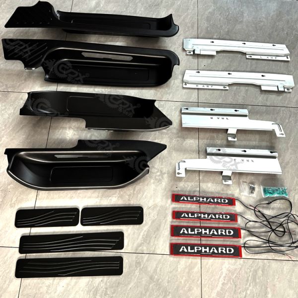 2024 Toyota Alphard Door Sill in Aluminium Alloy with Oxidation Process and Pedal