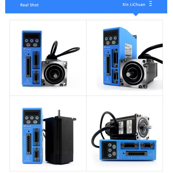 2.2N.M 2 Phase Nema23 LC57H280 +LCDA606S DC Servo Closed Loop Stepper Motor and Driver Kit for Cnc