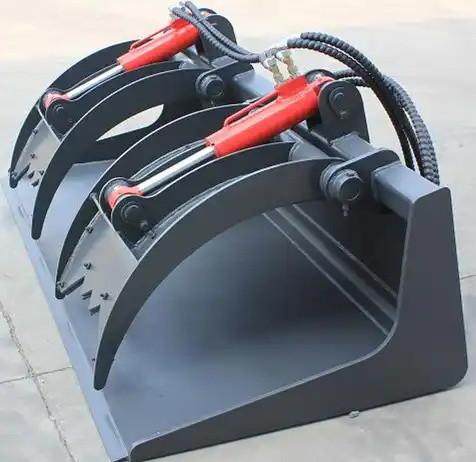 OEM Skid Steer Attachments 1500-1830mm Width Rock Bucket Grapple