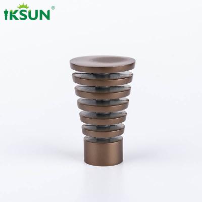 Decorative Metal Finials For Curtain Rods Aluminium Alloy Metarial Paint Finish