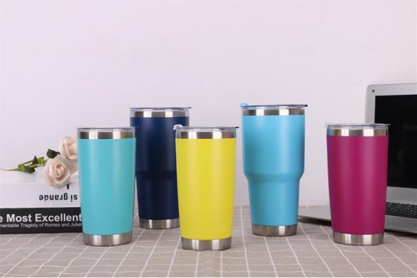 Insulated Water Bottles 20oz 304 Stainless Steel Water Tumbler With Lid Reusable Water Bottle Keep Hot For Sports Gym Travel