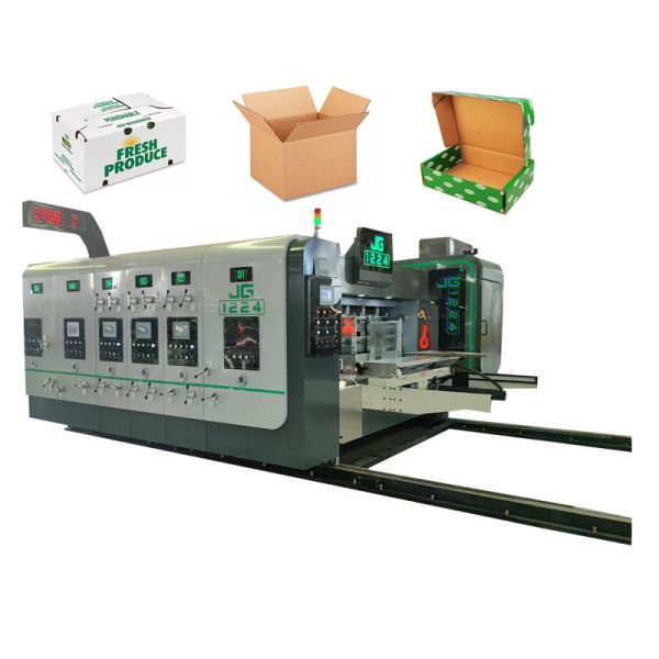 Fully Automatic 4 Color Corrugated Flexo Printing Carton Box Corrugated Box Making Machine Carton Printer Slotter Die Cutter