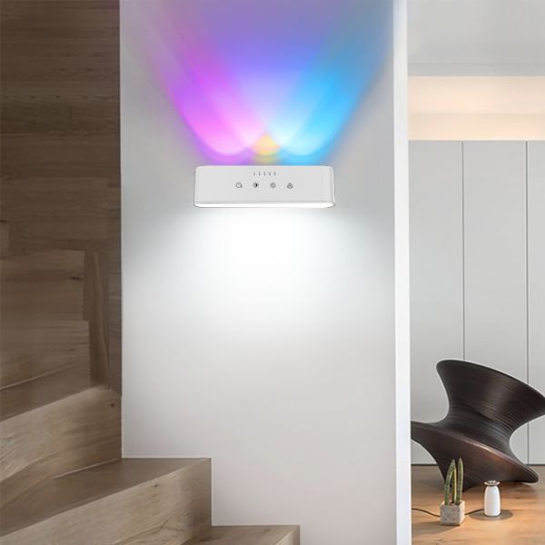 E26 Bulb Base Night Pack RGB Mounted Living Room Decorative Sconces Rechargeable Smart LED Lights Wall Lamps Bedroom Hotel