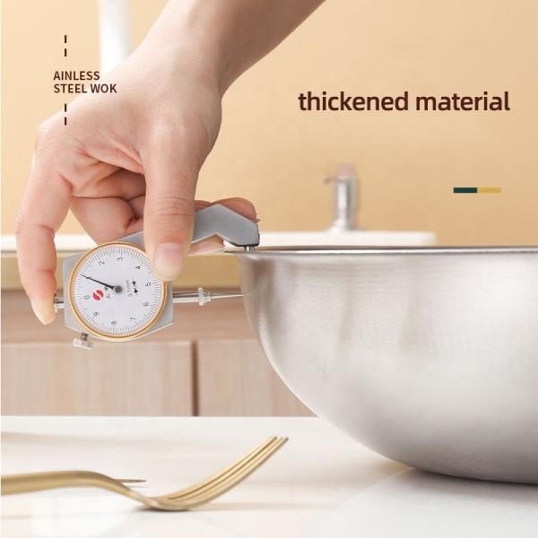 Silver Cooking Kitchen Metal Cooking Pan Glass Cover Non Stick Frying Pan