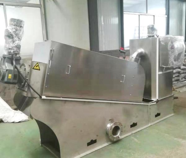 Imprensa de filtro da lama do tratamento de águas residuais para a planta de tratamento de esgotos 5.5kw