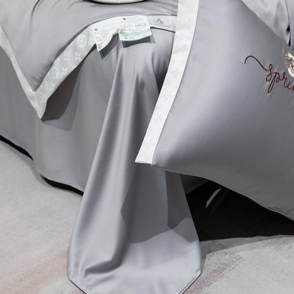 Set de cobertor de verão leve de lençóis de 4 peças Set de roupas de cama de luxo com vantagem de frio 2,5-3 kg