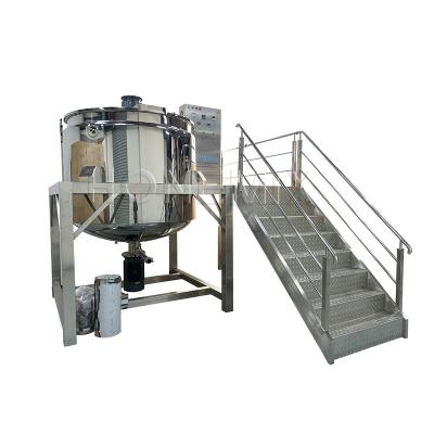 Shower Gel Mixer 3000L Homogenizer Jacket Heating Mixing Tank