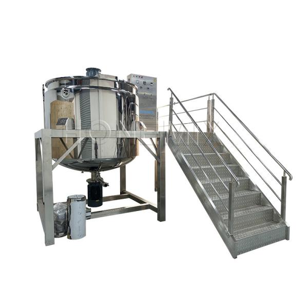 Shower Gel Mixer 3000L Homogenizer Jacket Heating Mixing Tank