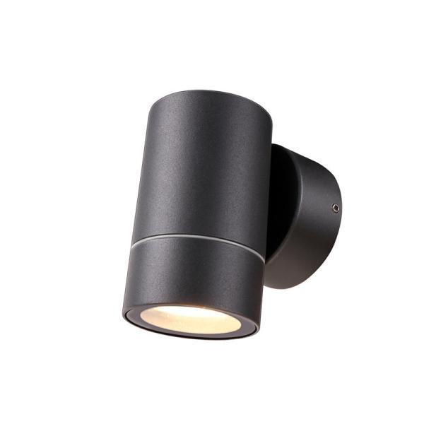 Warm White Color IP65 Outdoor wall light with black housing for Yard with COB LED