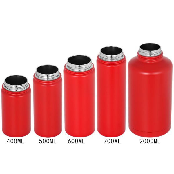 2 Litre Metal 304 Stainless Steel Water Bottles Flask