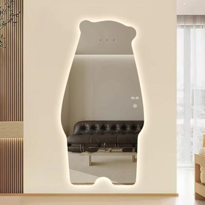 Full Length Frameless Contemporary Bathroom Mirrors Polished Edge