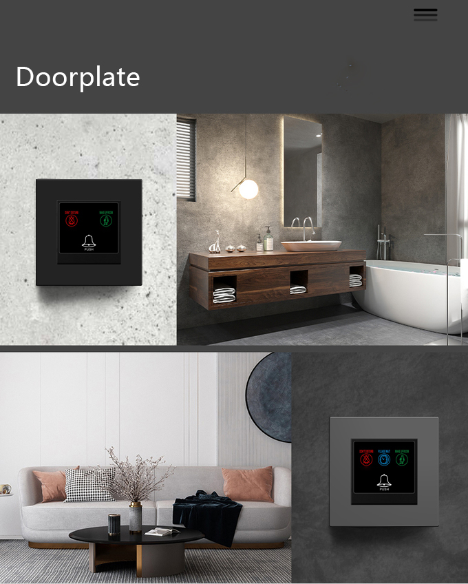 Плита двери гостиницы нержавеющей стали, дисплей MUR Dnd