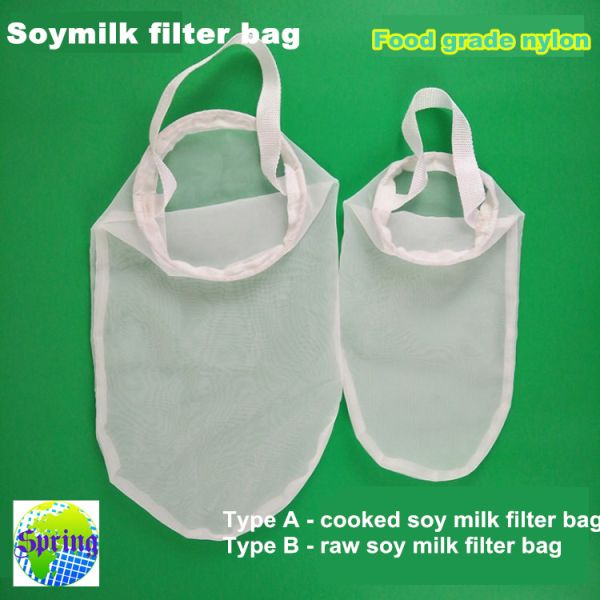 Food Grade Soy Milk Filter Bag Nylon Material Customized Size 20 - 300 Mesh