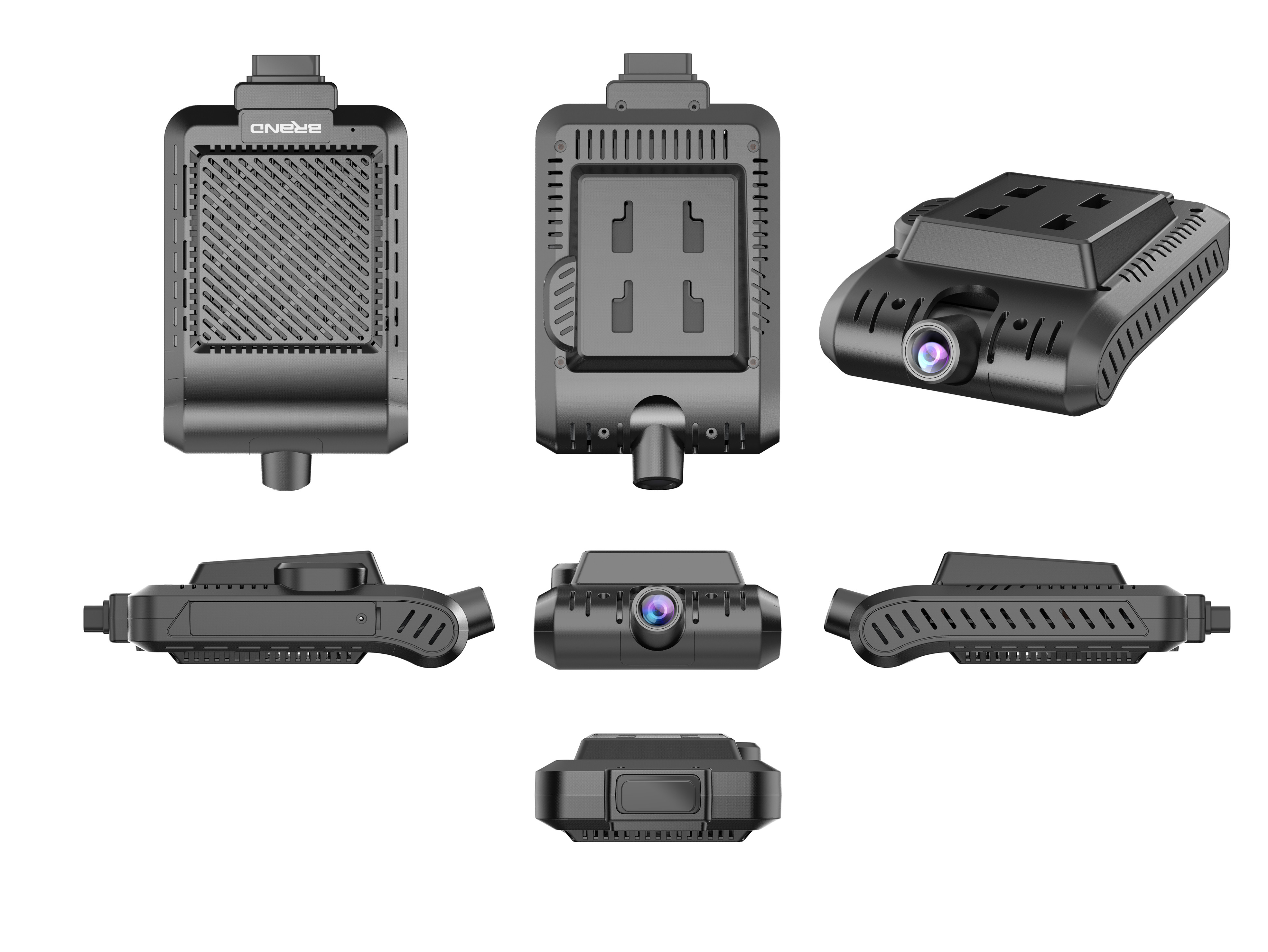 4G Compact 1080P WiFi Dash Camera с 170° видом и распознаванием лица водителя