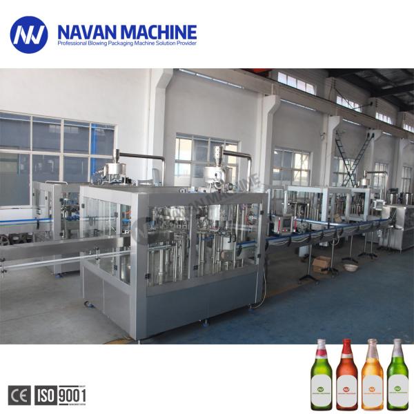 Automatic Beer Filling Machine Filling And Capping Machine For Glass / Plastic Bottle