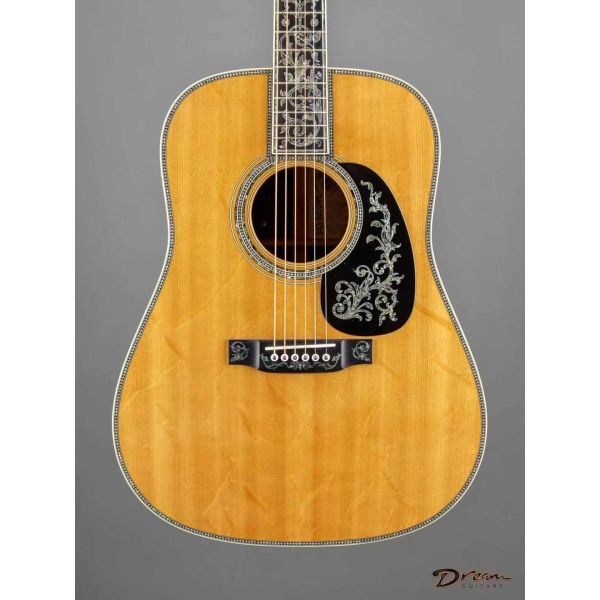 Custom CFMIV 50th Anniversary D-50AA Limited-Edition Dreadnought Acoustic Guitar Natural, Martin Style Solid Wood Guitar
