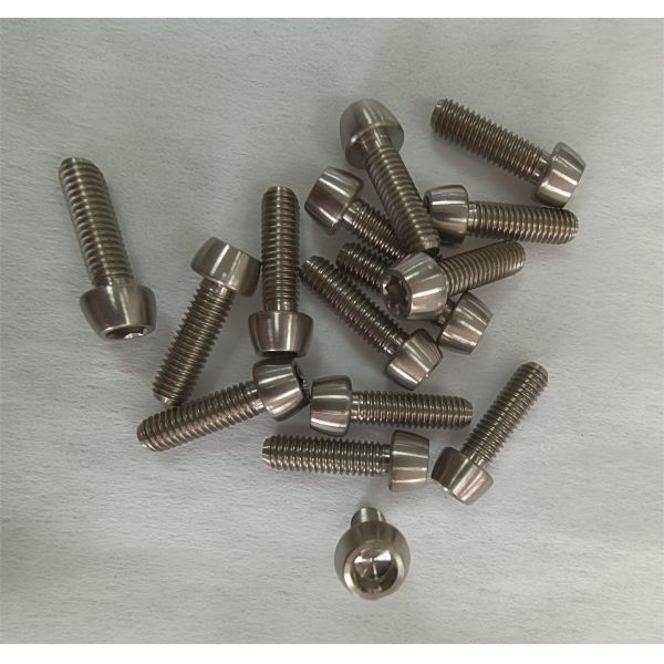 Titanium Bolt M5x9 16 18 20 25 30 35 40 45 50 55 60mm Taper Hex Allen Head bolts