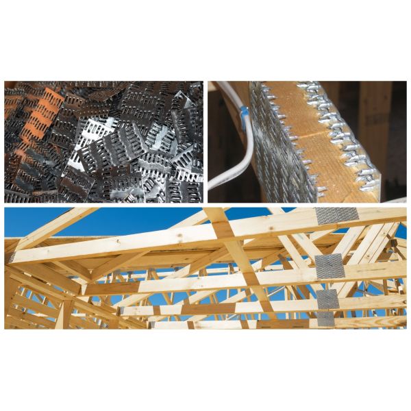 Easy Installation Gang Nail Plates for Trusses Galvanized or Powder Coating Surface Metal Plates Providing Strong Timber Joint Connections