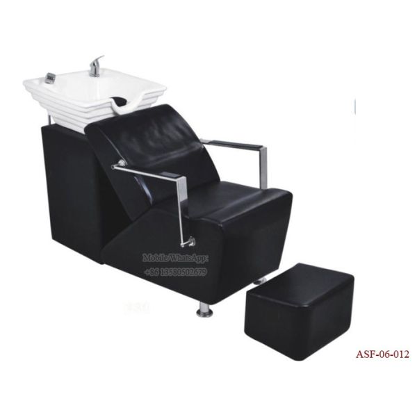 ASF-06-012 Shampoo Chair with Footrest ,Salon Equipment Shampoo Bed Chair Manufacturers