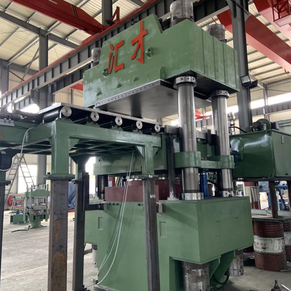 Commissioning and Training 1200T Bridge Bearing Vulcanizing Press Machine for Production