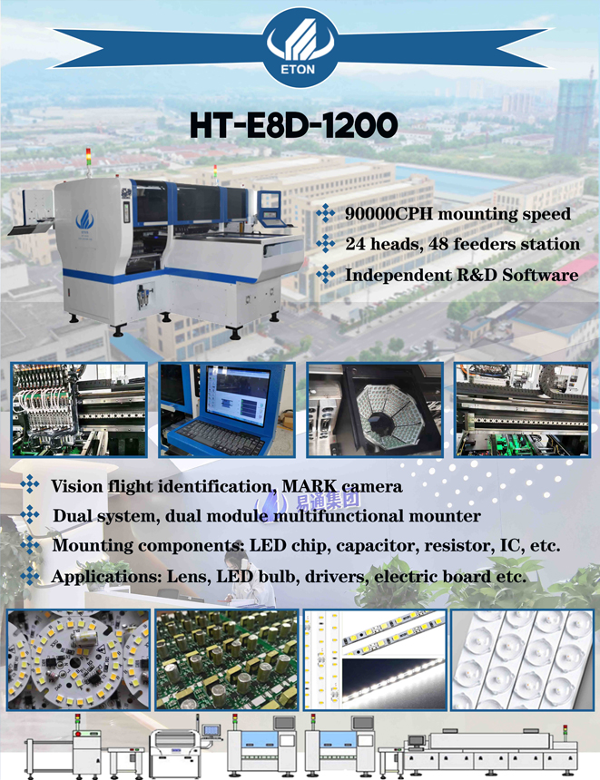 45000 обломок Mounter доски SMD СИД CPH SMT Mounter электрический с магнитным линейным мотором