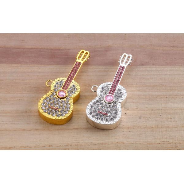 Diamond Guita Metal Jewelry USB flash drive 32Gb for giveaway