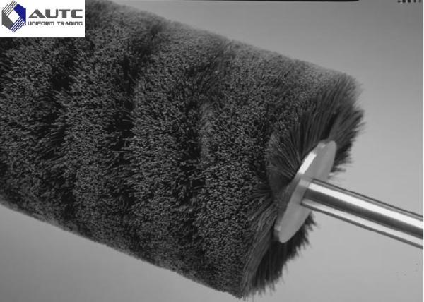 Customized Industrial Roller Brushes Spiral Cylinder Rotary Conveyor Belt Cleaning