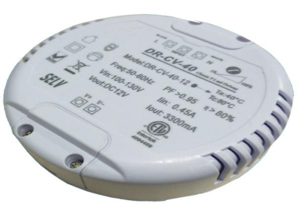 o TRIAC 40W conduziu a corrente avaliada da fonte de alimentação 700mA dos dispositivos bondes claros entrada comercial