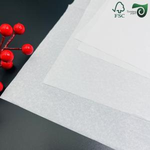 40gsm 50gsm Silicone Oil Paper Greaseproof And High Temperature Resistant Food