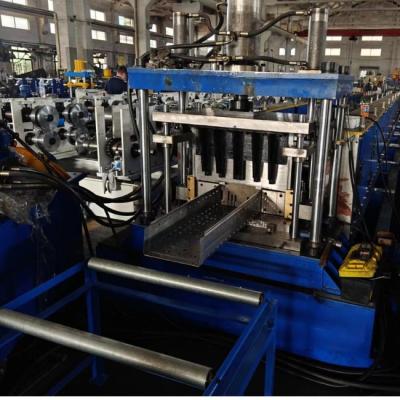 Galvanized Cable Tray Forming Machine Siemens PLC 1.0-2.0mm Capacity