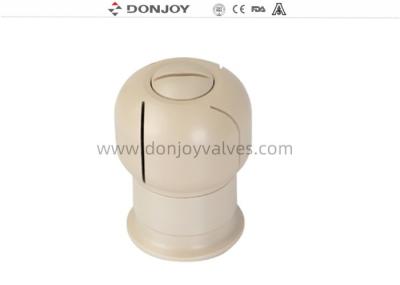 PEEK Material Rotary Tank Spray Ball With Ferrule End