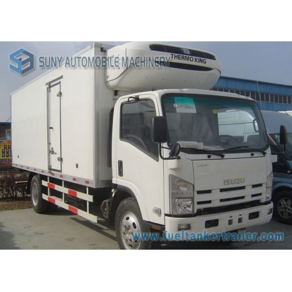 139 kw / 190 hp ISUZU 700p refrigerated delivery truck Load  10 T fridge truck hire