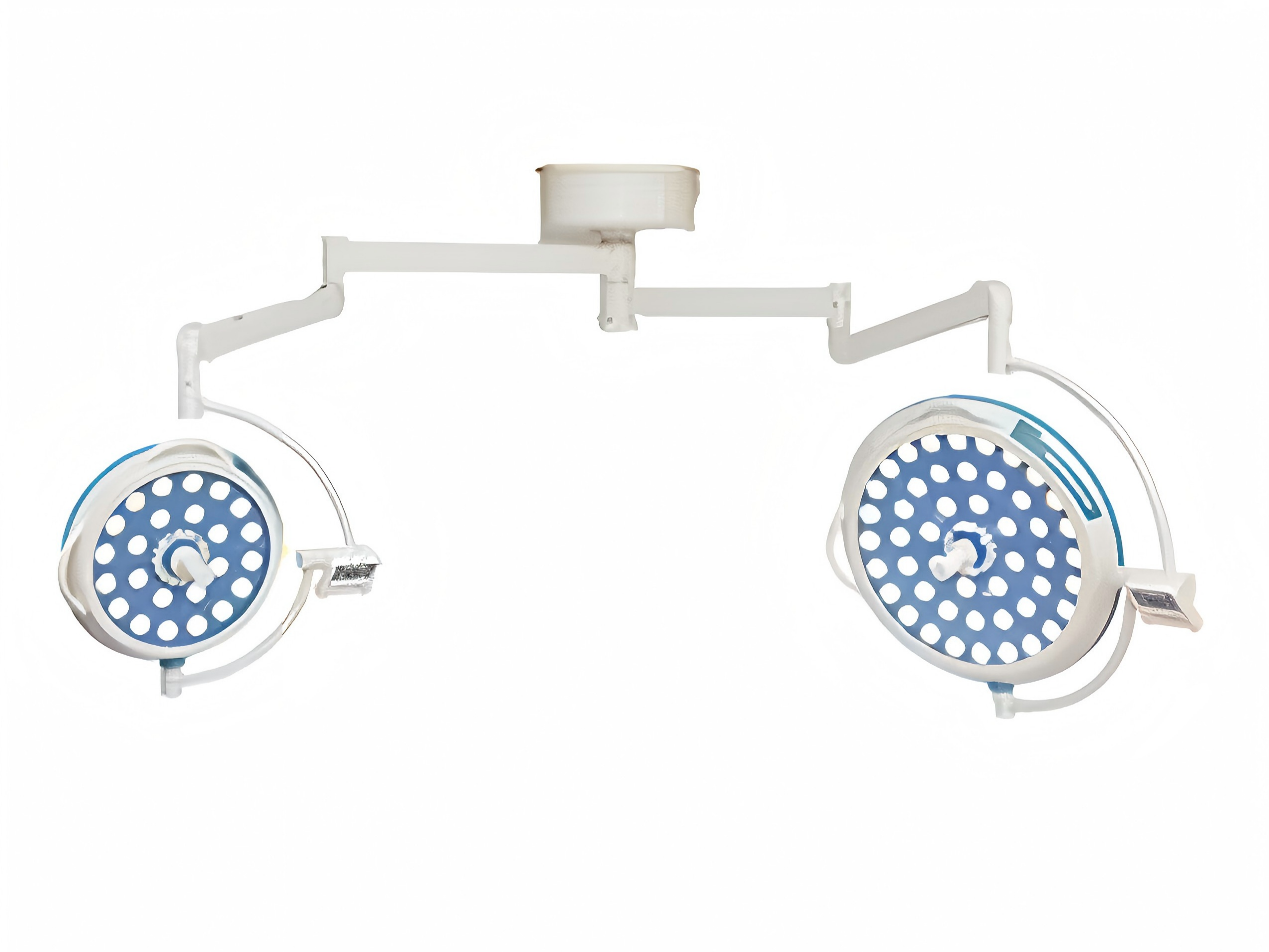 Dual-Head Surgical LED Light with 80,000-Hour Lifespan One-Touch Rotation Mode