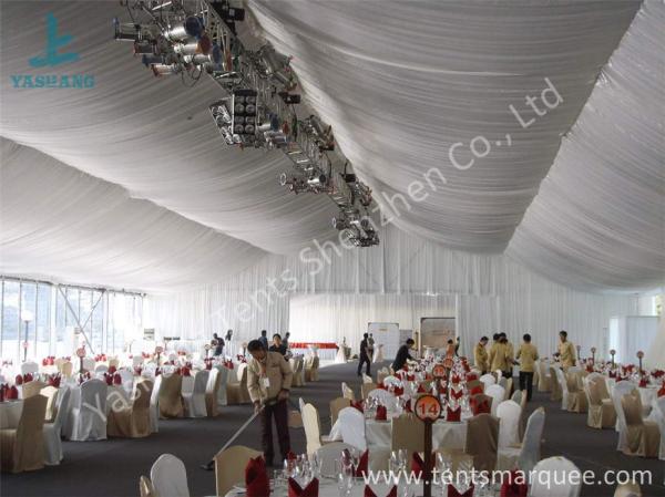 20m Width Outdoor Event Tents , Full Decorations Large Tents For Outdoor Events