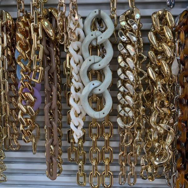 Peal Chain Tassel Fringe Spike Pendant Hangings Ornaments Decoration  Resin Plastic Metal