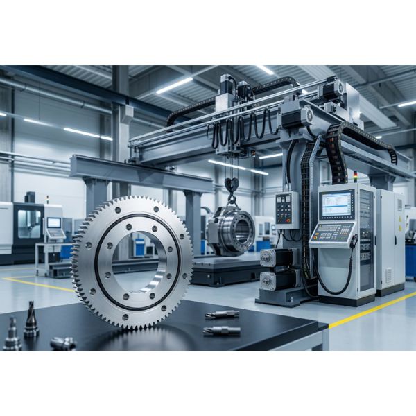 CNC Crane Machine Slewing Bearing XA240574N 480×695×77mm Heavy Duty High Stability