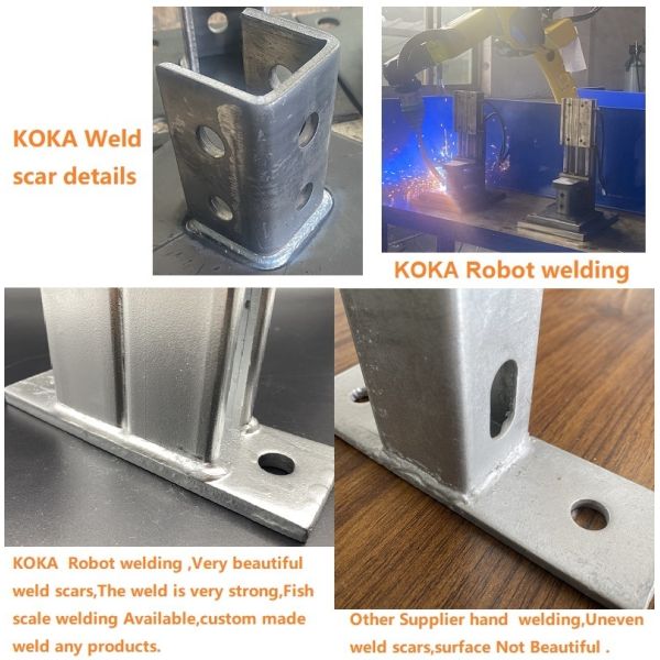High Quality Double Channel Hot Dip Galvanized Single Bored Tunnel Bracket