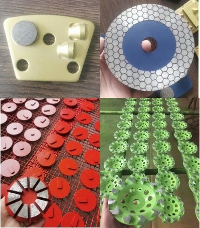 100MM To 250mm Diamond Grinding Pad PCD Marble Polishing Pads