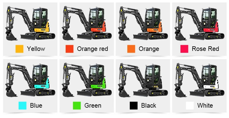 Toros 3,5 тонны мини экскаватор с двигателем Kubota Micro Digger Mult Functions bagger