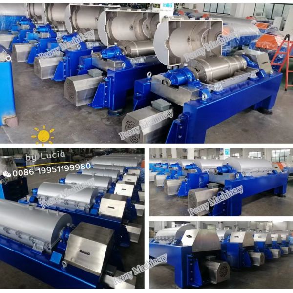 Автоматическая высокая центрифуга титана сточных водов соли с подшипником SKF