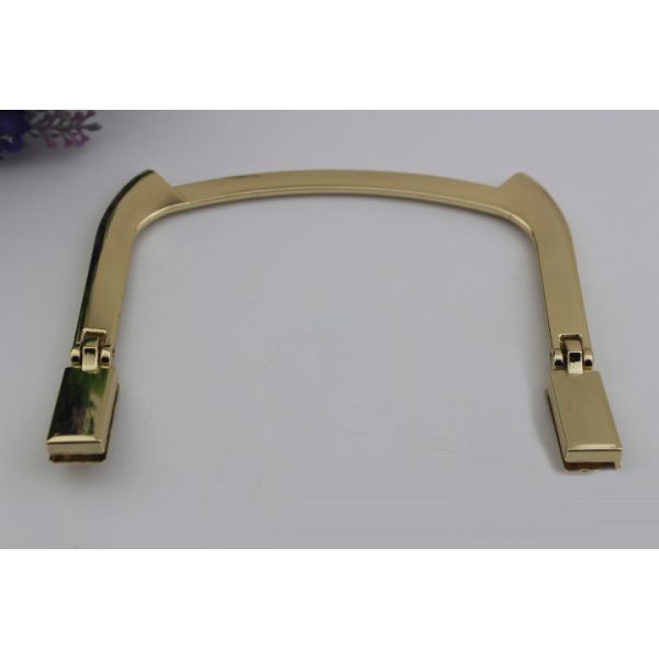 Hardware bag accessories zinc alloy light gold 105 mm canvas tote bag leather handle