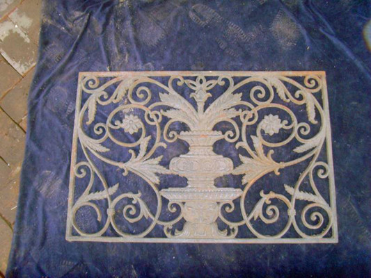 Durable Metal Art Iron Door Mats Outdoor Decorative Metal Entrance Mat