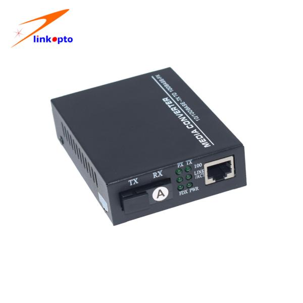 Conector duplo do SC 1550nm do conversor 10 dos meios de SFP da fibra da manutenção programada/100M 80km